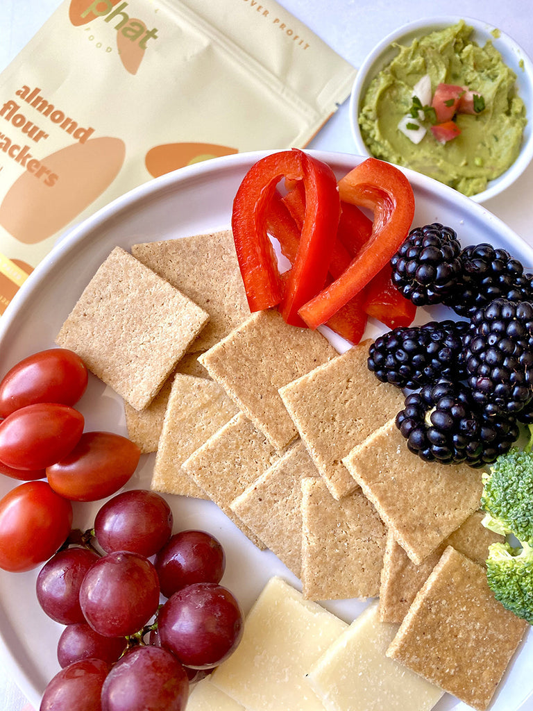 Almond Flour Crackers by Real Phat Foods - Variety Pack - High-quality Crackers by Real Phat Foods at BariatricPal Store
