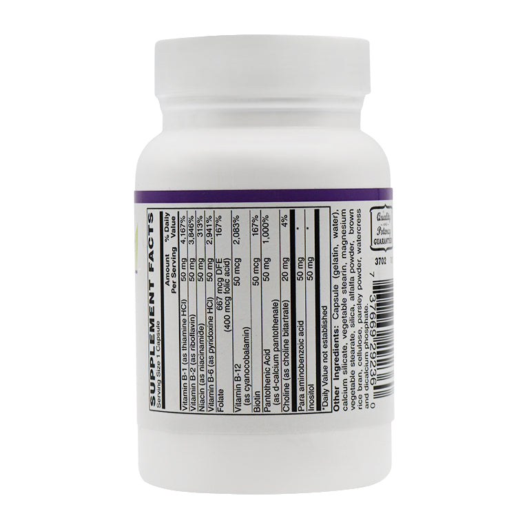 Sustained Release B-Complex 50 (USP-Grade!) - Easy Swallow Vegetarian Capsules by BariatricPal - High-quality B Vitamins by BariatricPal at BariatricPal Store