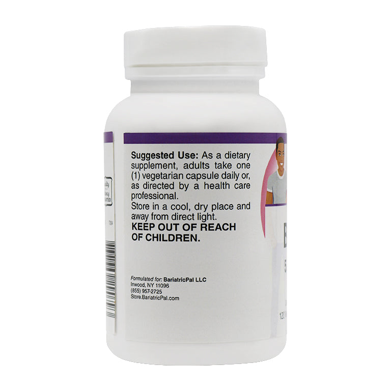 Biotin 5,000 mcg Easy Swallow Vegetarian Capsules (USP-Grade!) by BariatricPal - High-quality Biotin by BariatricPal at BariatricPal Store