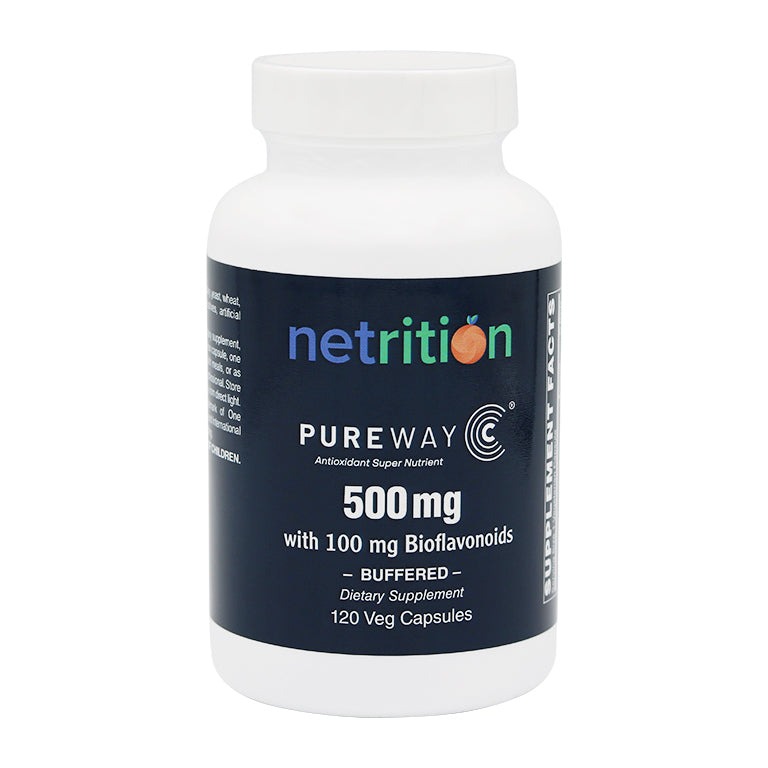 Pureway Vitamin C 500Mg Caps 120's by Netrition - High-quality Vitamin C by Netrition at BariatricPal Store