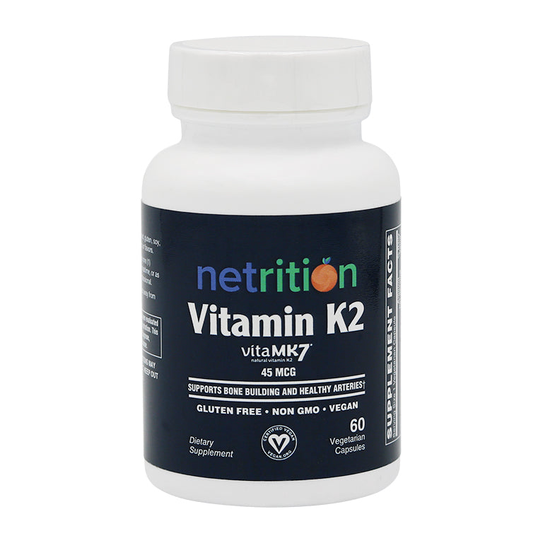 Vitamin K2 Vcaps 60's by Netrition - High-quality Vitamins by Netrition at BariatricPal Store