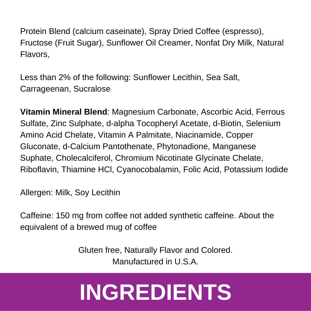 Click Coffee & Protein Powder Bag - Mocha - High-quality Protein Powder Tubs by Click at BariatricPal Store