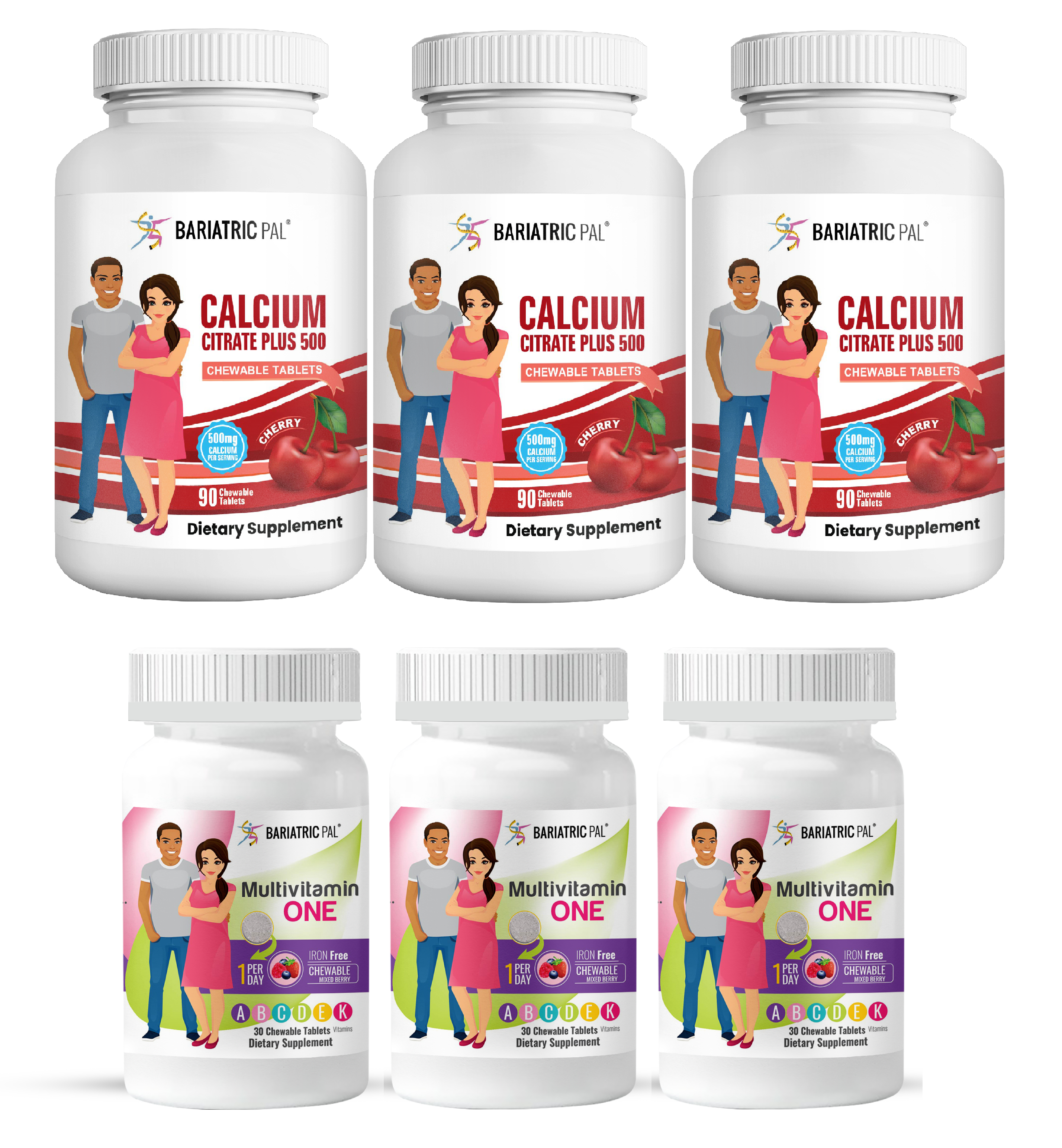 Gastric Bypass Complete Bariatric Vitamin Pack by BariatricPal - Capsules & Chewables - High-quality Vitamin Pack by BariatricPal at BariatricPal Store