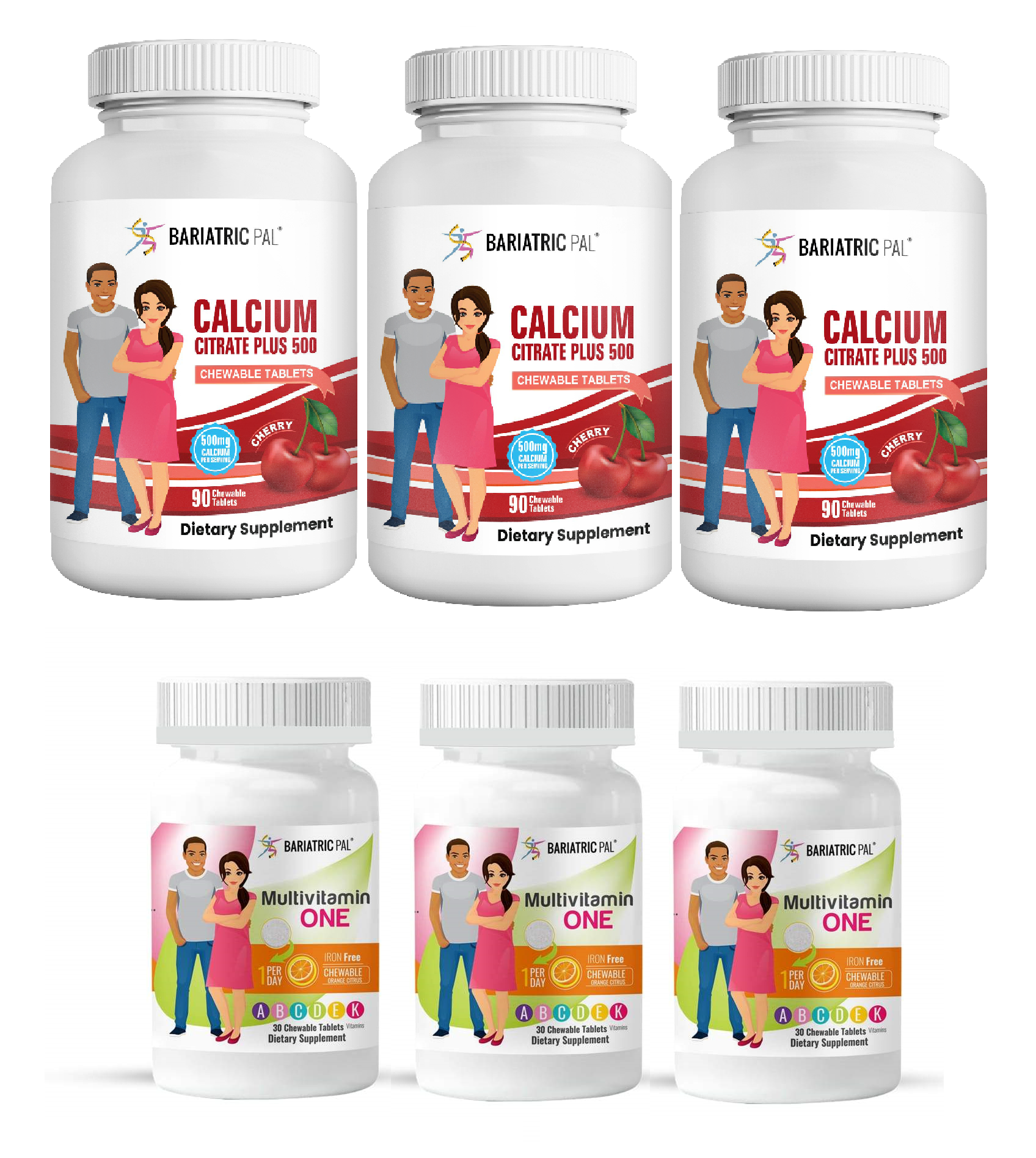 Gastric Sleeve Complete Bariatric Vitamin Pack by BariatricPal - Capsules & Chewables - High-quality Vitamin Pack by BariatricPal at BariatricPal Store