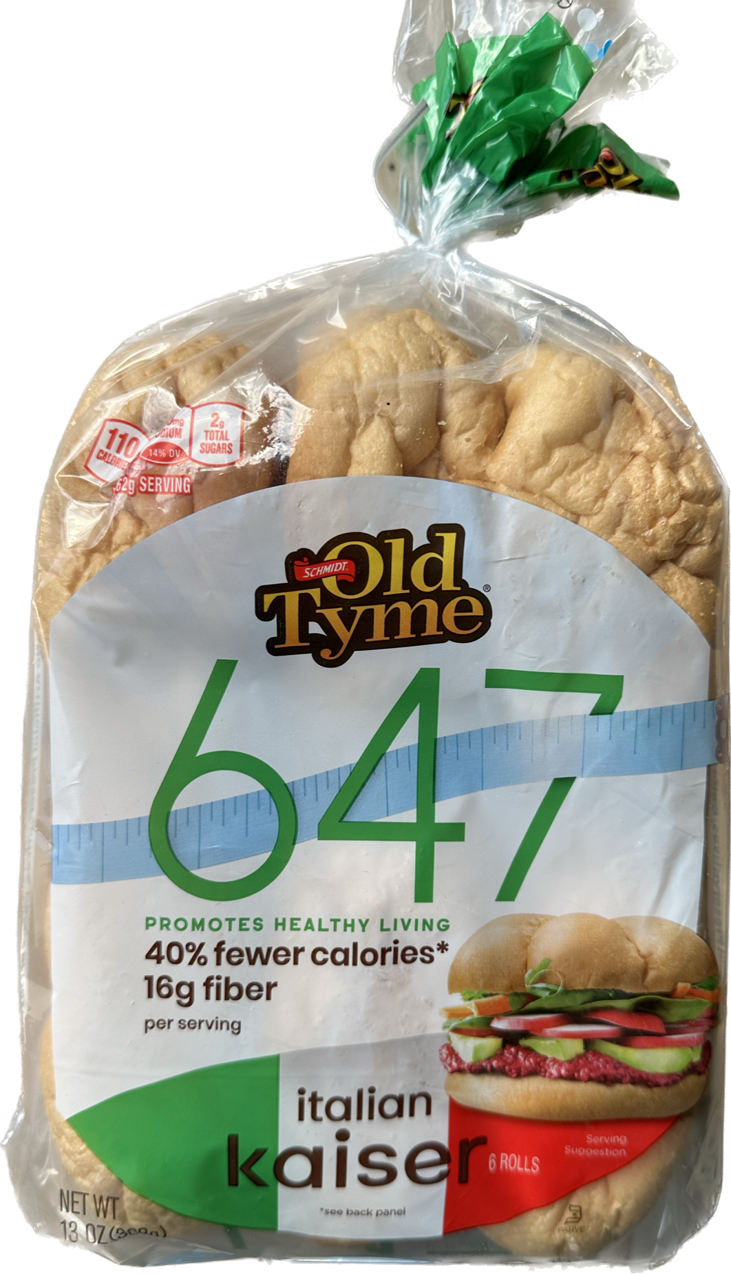 Schmidt / Old Tyme 647 Italian Kaiser 6 rolls - High-quality Bread Products by Schmidt / Old Tyme at BariatricPal Store