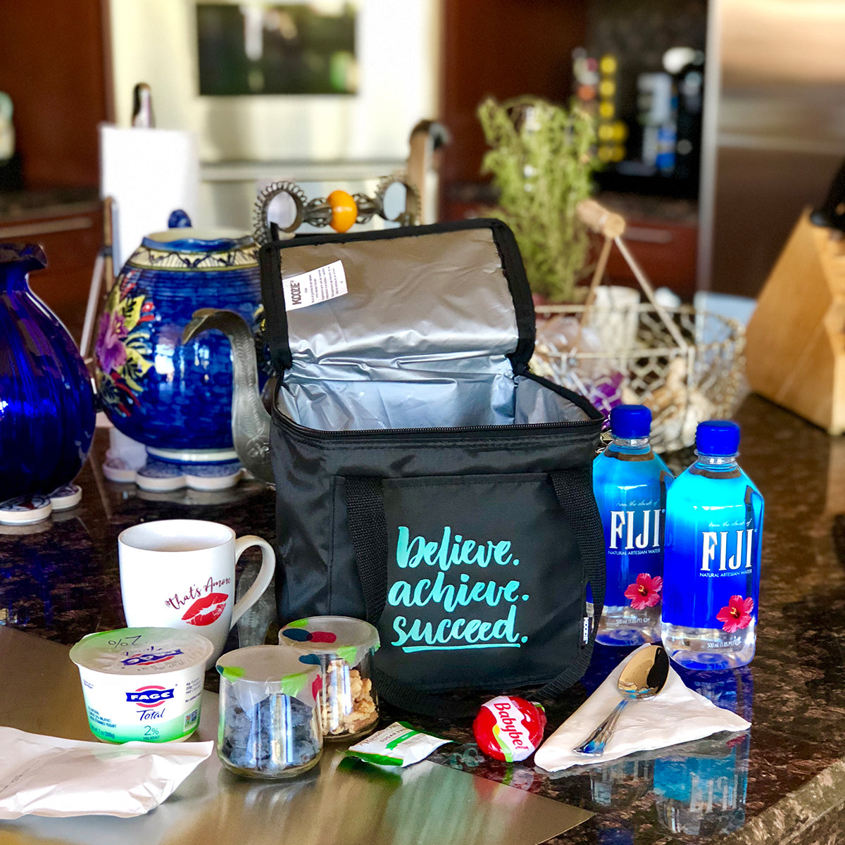 Kool Koozie Kooler - Believe Achieve Succeed by Bariatric Eating - High-quality Accessories by Bariatric Eating at BariatricPal Store