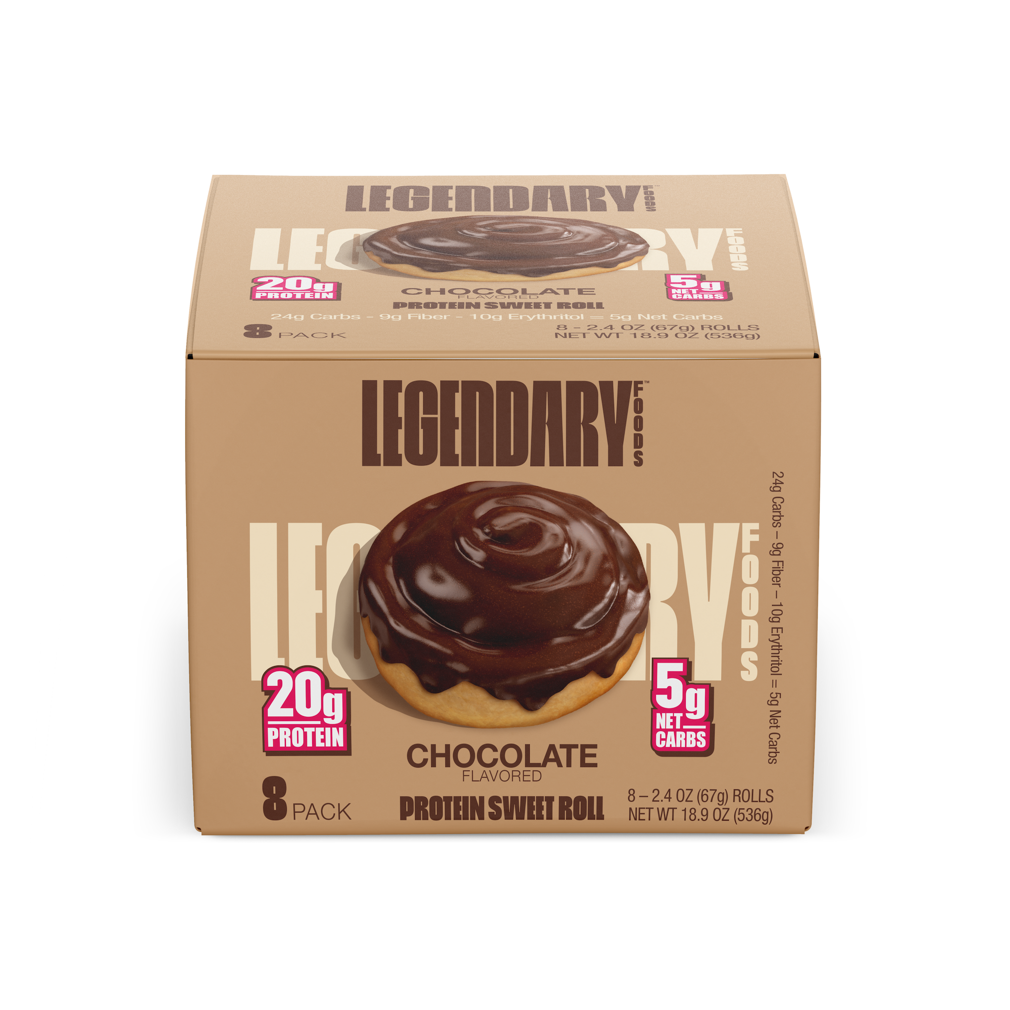 Protein Sweet Roll by Legendary Foods - Chocolate - High-quality Cakes & Cookies by Legendary Foods at BariatricPal Store