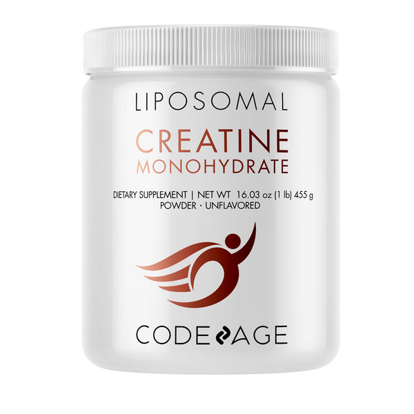Liposomal Creatine Monohydrate Powder 5000 mg - Micronized Creatine Supplement by Codeage - High-quality Protein by Codeage at 