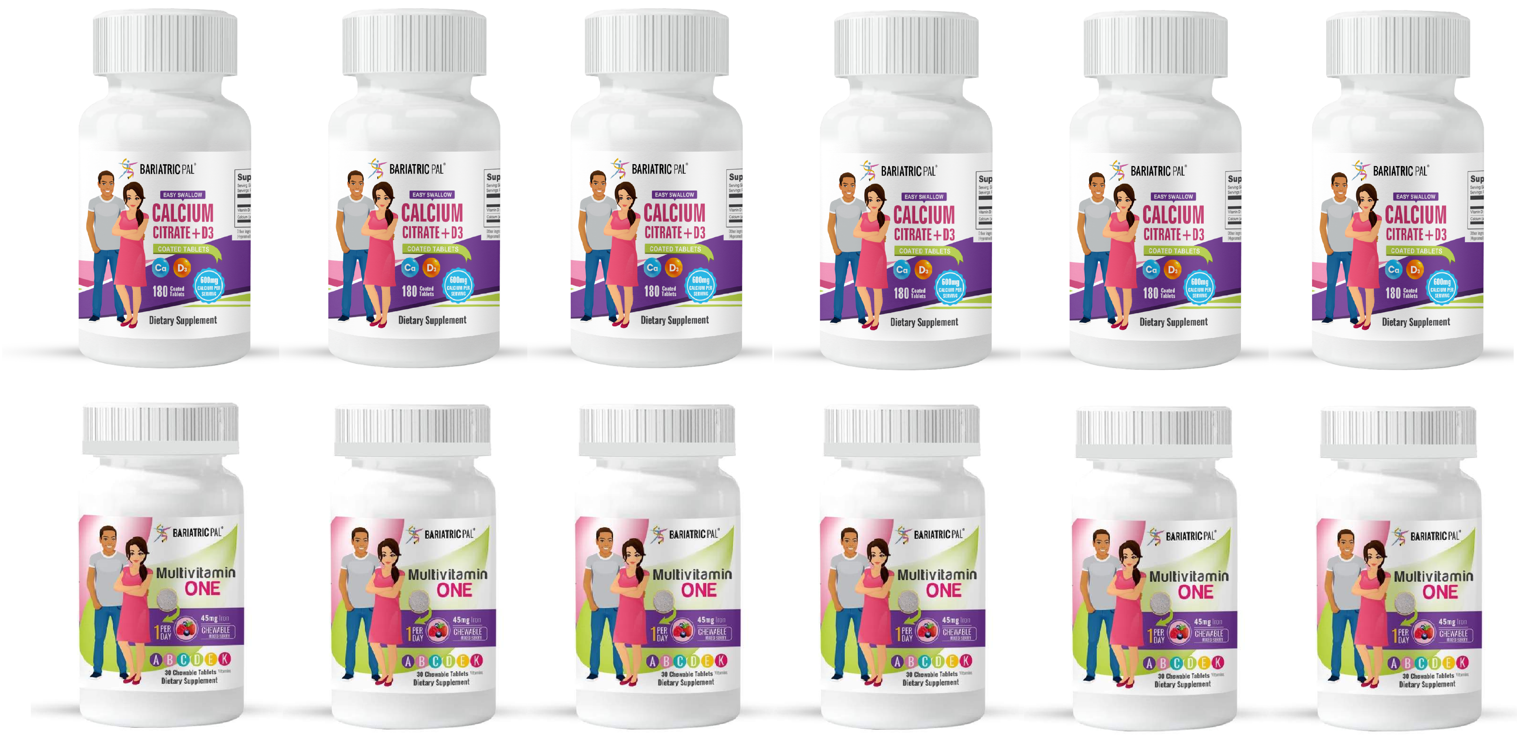 Gastric Sleeve Complete Bariatric Vitamin Pack by BariatricPal - Tablets - High-quality Vitamin Pack by BariatricPal at BariatricPal Store