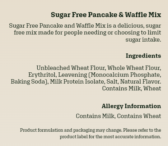 Maple Grove Farms Sugar Free Pancake & Waffle Mix 8.5 oz. box - High-quality Baking Products by Maple Grove Farms at BariatricPal Store