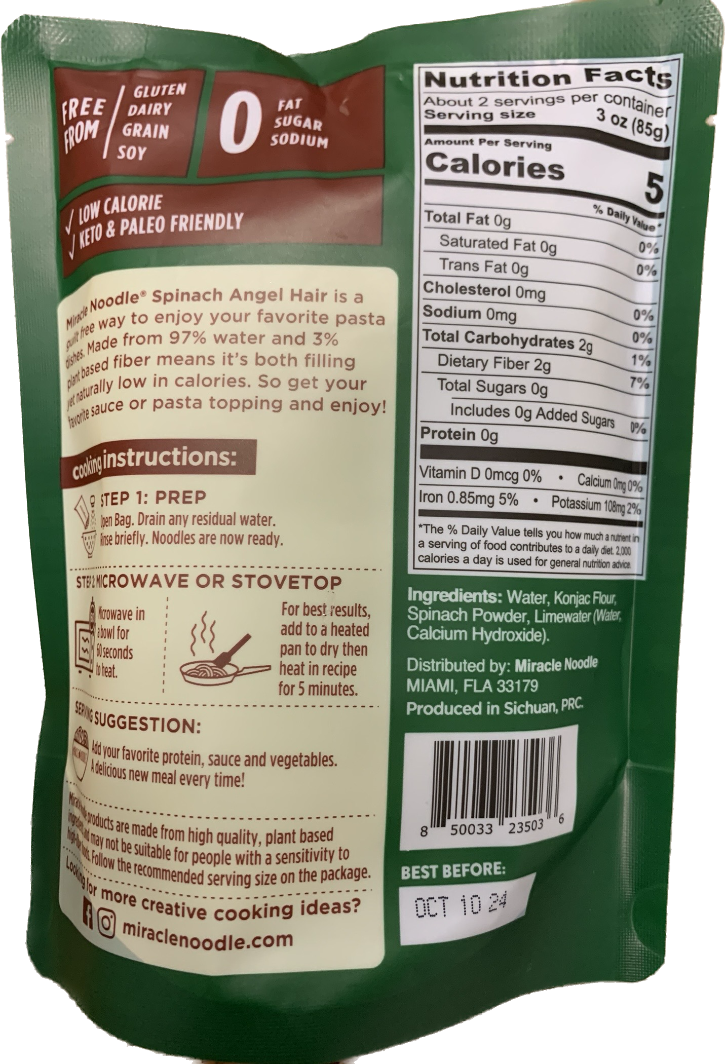 #Flavor_Angel Hair, Spinach