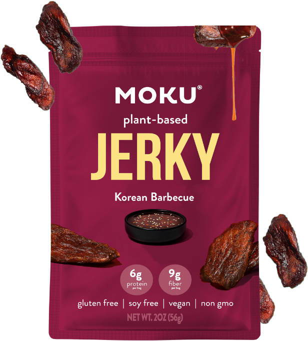 Plant-Based Mushroom Jerky by Moku Foods - Korean BBQ