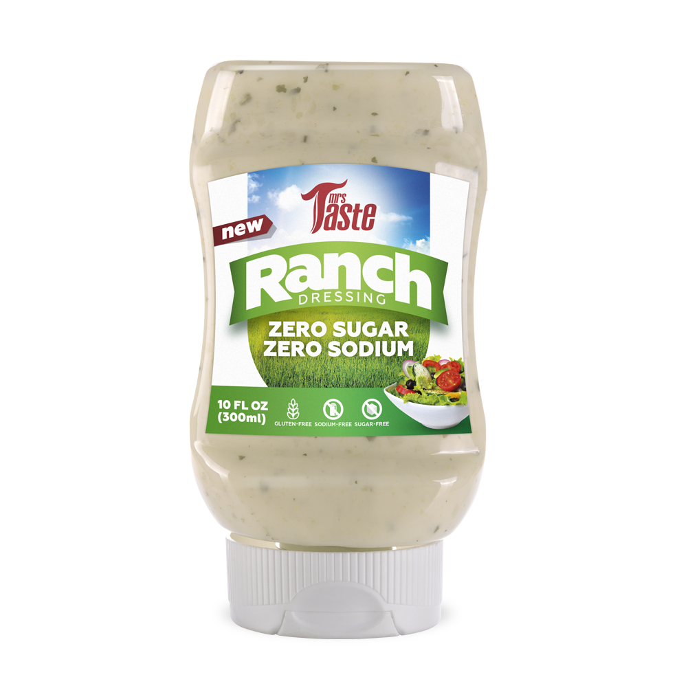 Mrs Taste Zero Sugar Ranch Dressing 10 oz - High-quality Gluten Free by Mrs Taste at BariatricPal Store