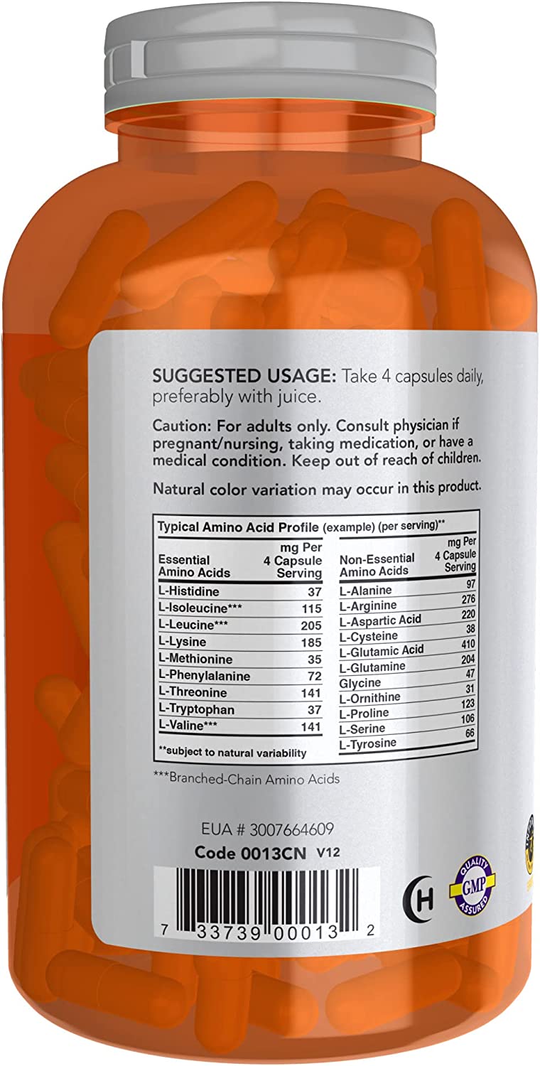 NOW Amino Complete - High-quality Amino Acids by NOW at BariatricPal Store