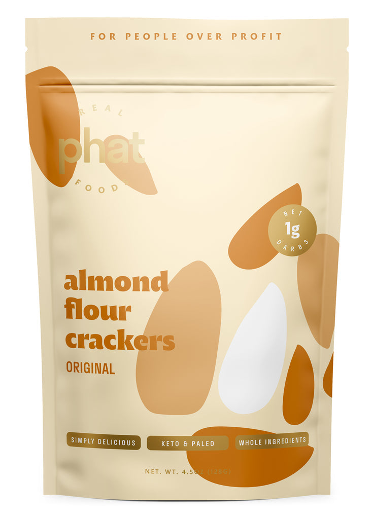 Almond Flour Crackers by Real Phat Foods - Variety Pack - High-quality Crackers by Real Phat Foods at BariatricPal Store