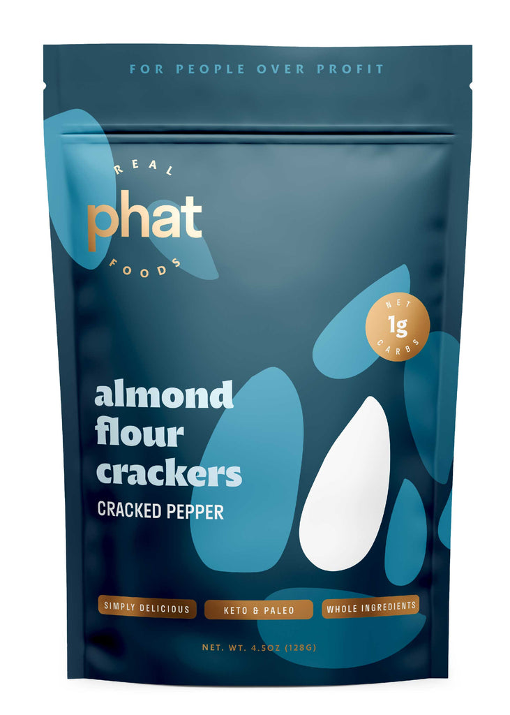 Almond Flour Crackers by Real Phat Foods - Variety Pack - High-quality Crackers by Real Phat Foods at 