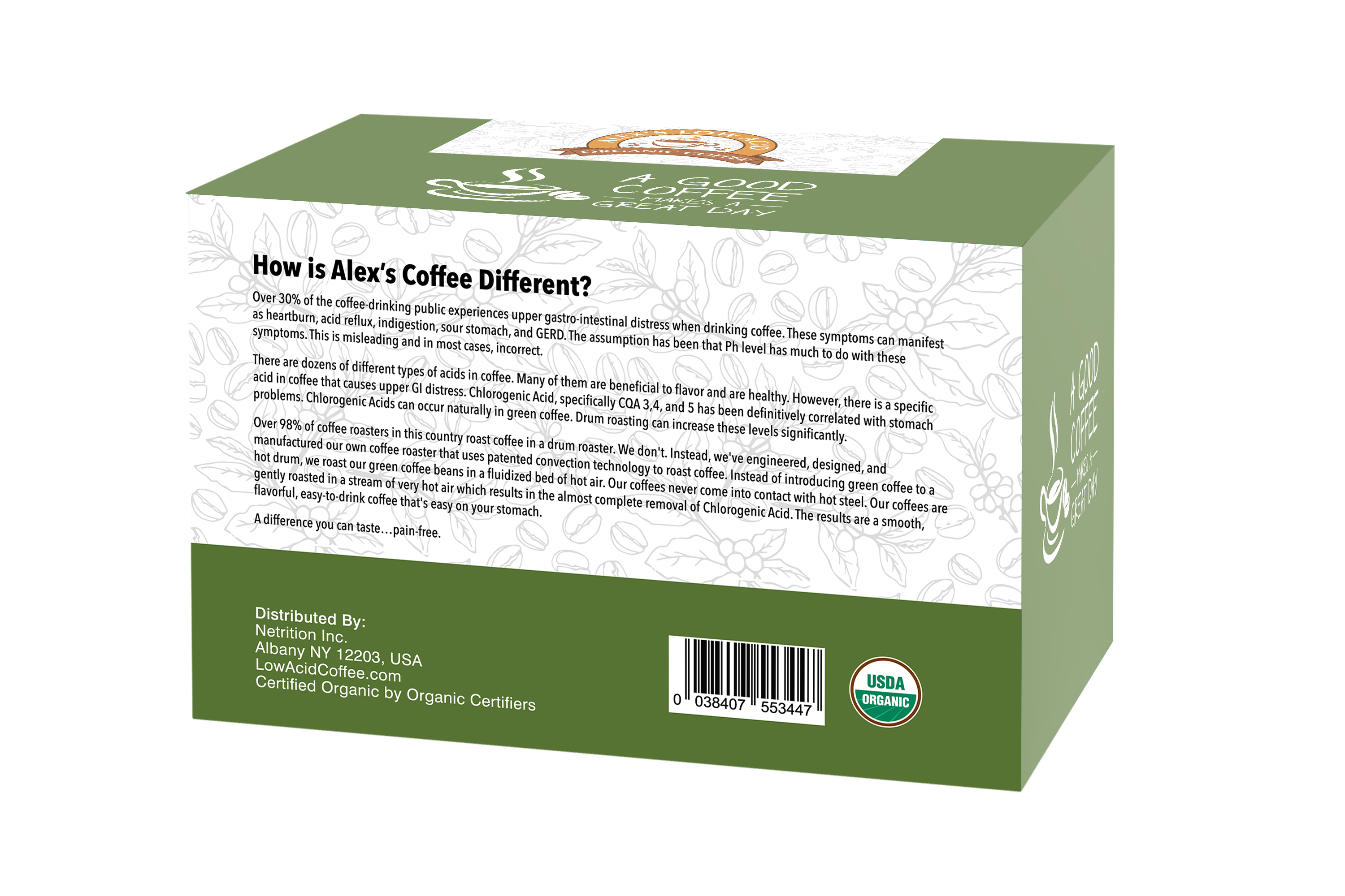 Alex's Low Acid Organic Coffee™ K-Cups - Rise & Shine - High-quality Coffee by Alex's Low Acid Coffee at 