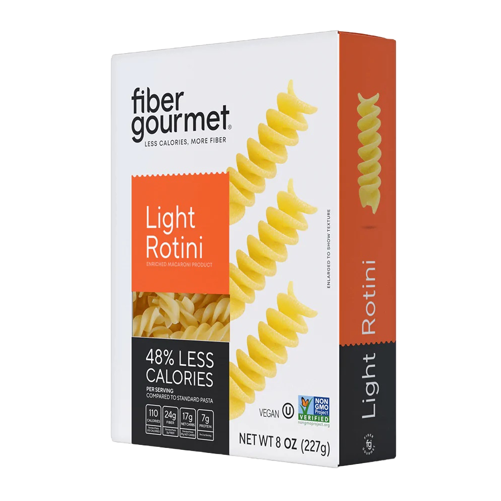 Fiber Gourmet Light Pasta - Rotini - High-quality Pasta by Fiber Gourmet at BariatricPal Store