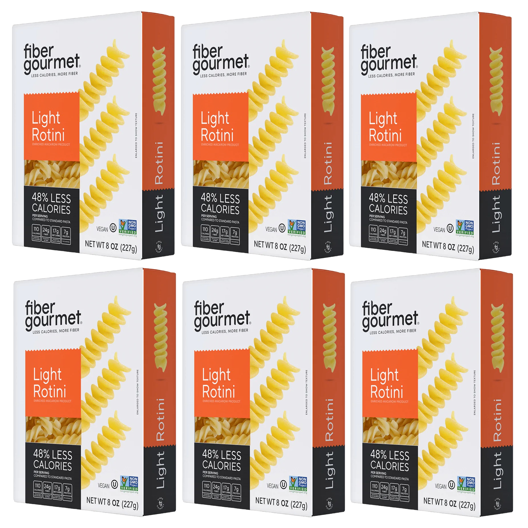 Fiber Gourmet Light Pasta - Rotini - High-quality Pasta by Fiber Gourmet at BariatricPal Store