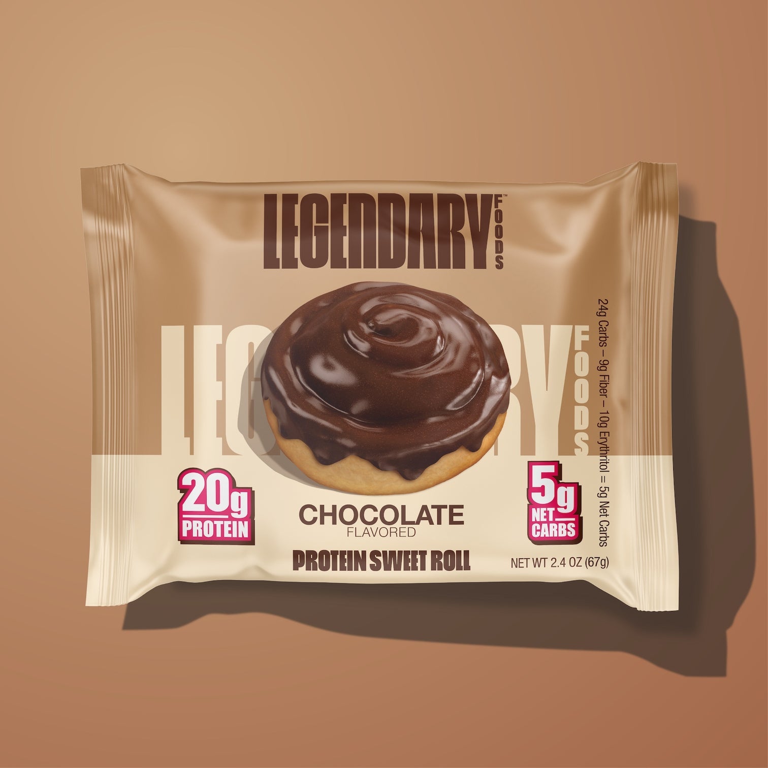 Protein Sweet Roll by Legendary Foods - Chocolate - High-quality Cakes & Cookies by Legendary Foods at BariatricPal Store