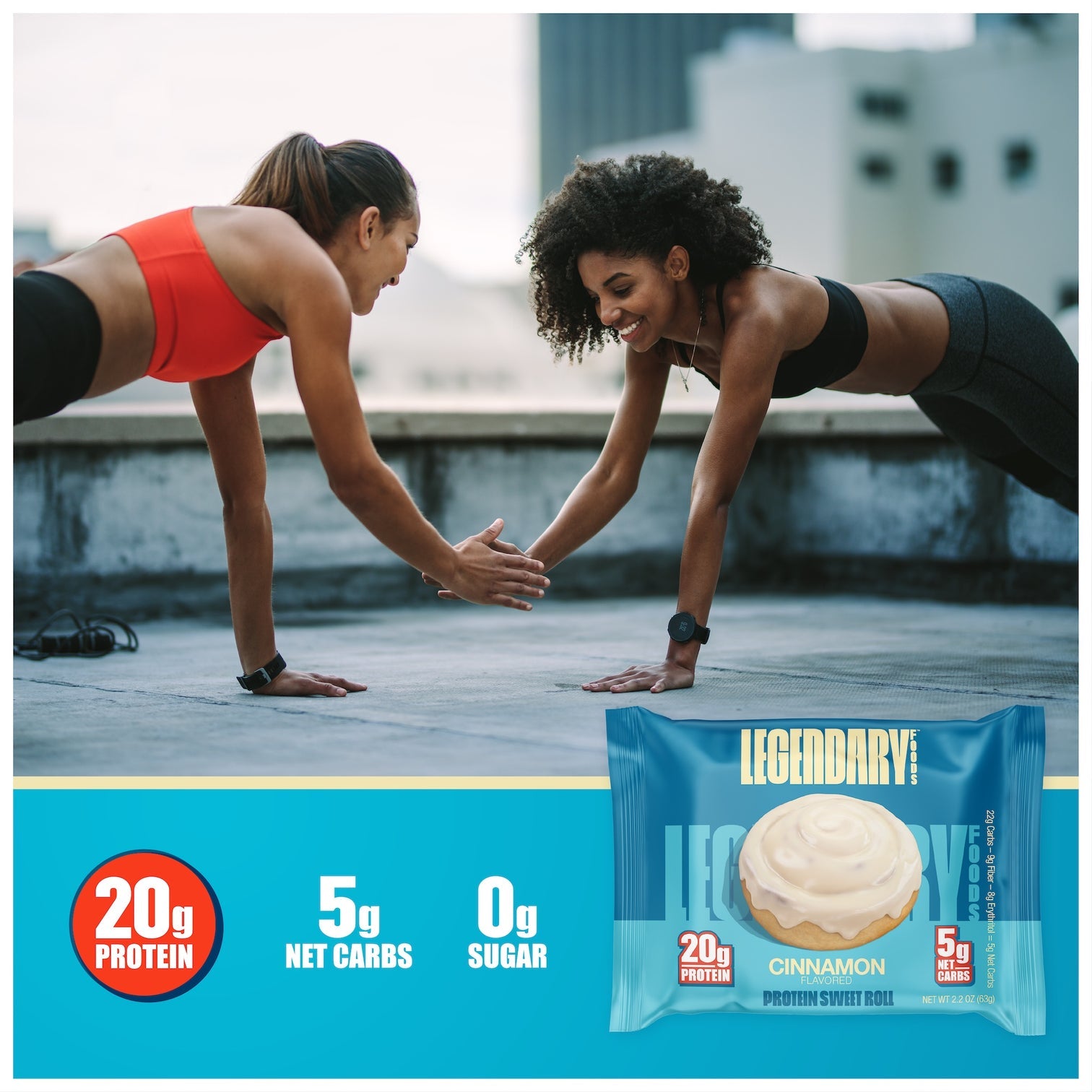 Protein Sweet Roll by Legendary Foods - Cinnamon - High-quality Cakes & Cookies by Legendary Foods at BariatricPal Store