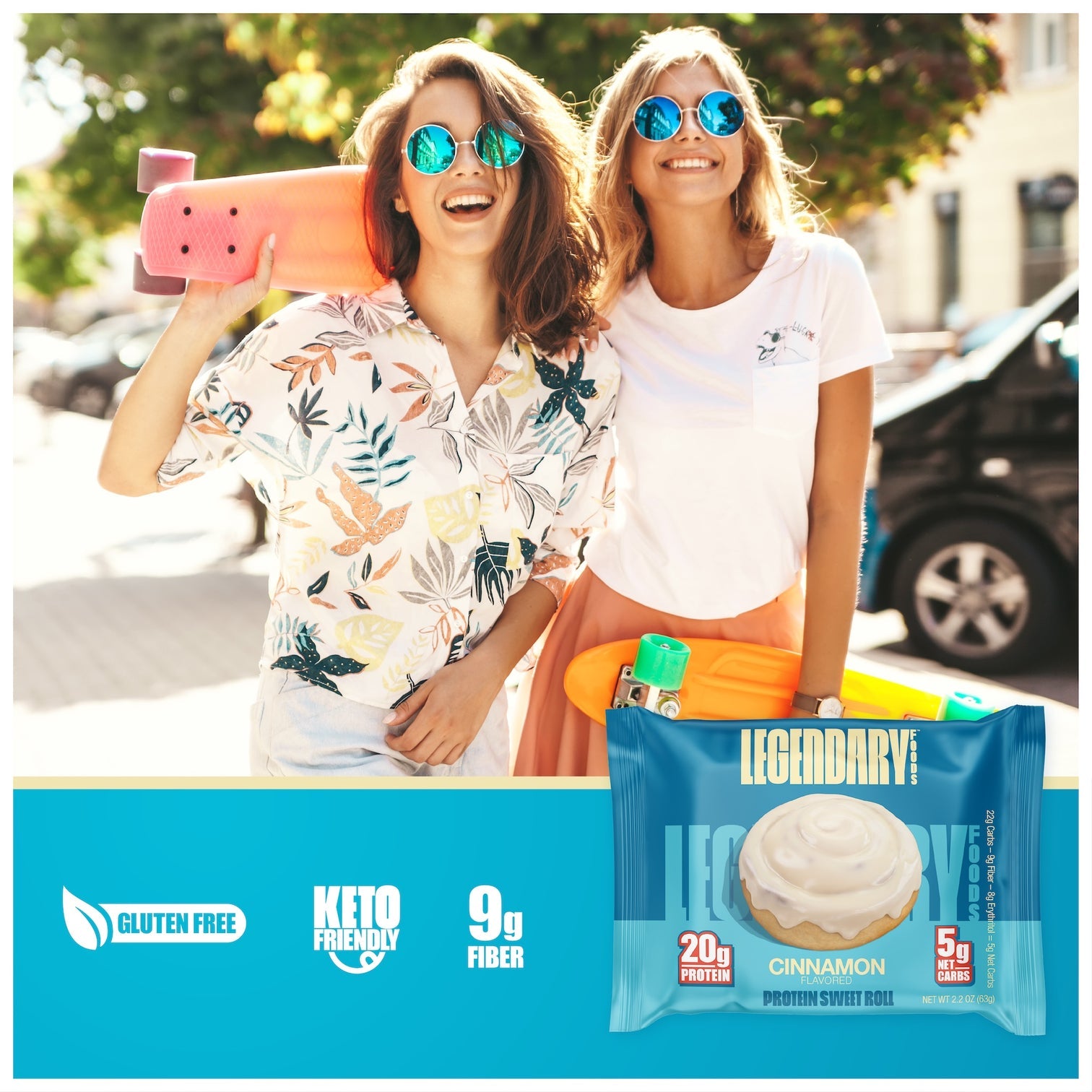 Protein Sweet Roll by Legendary Foods - Cinnamon - High-quality Cakes & Cookies by Legendary Foods at BariatricPal Store