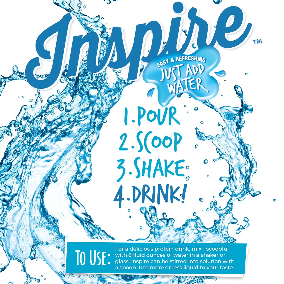 Inspire Pomegranate Razz Punch Protein Powder by Bariatric Eating - High-quality Protein Drinks by Bariatric Eating at BariatricPal Store