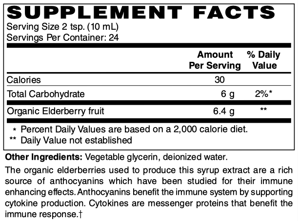 Elderberry Extract Liquid 8oz by Netrition - High-quality Elderberry by Netrition at BariatricPal Store