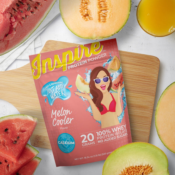 Inspire Melon Cooler Protein Powder by Bariatric Eating