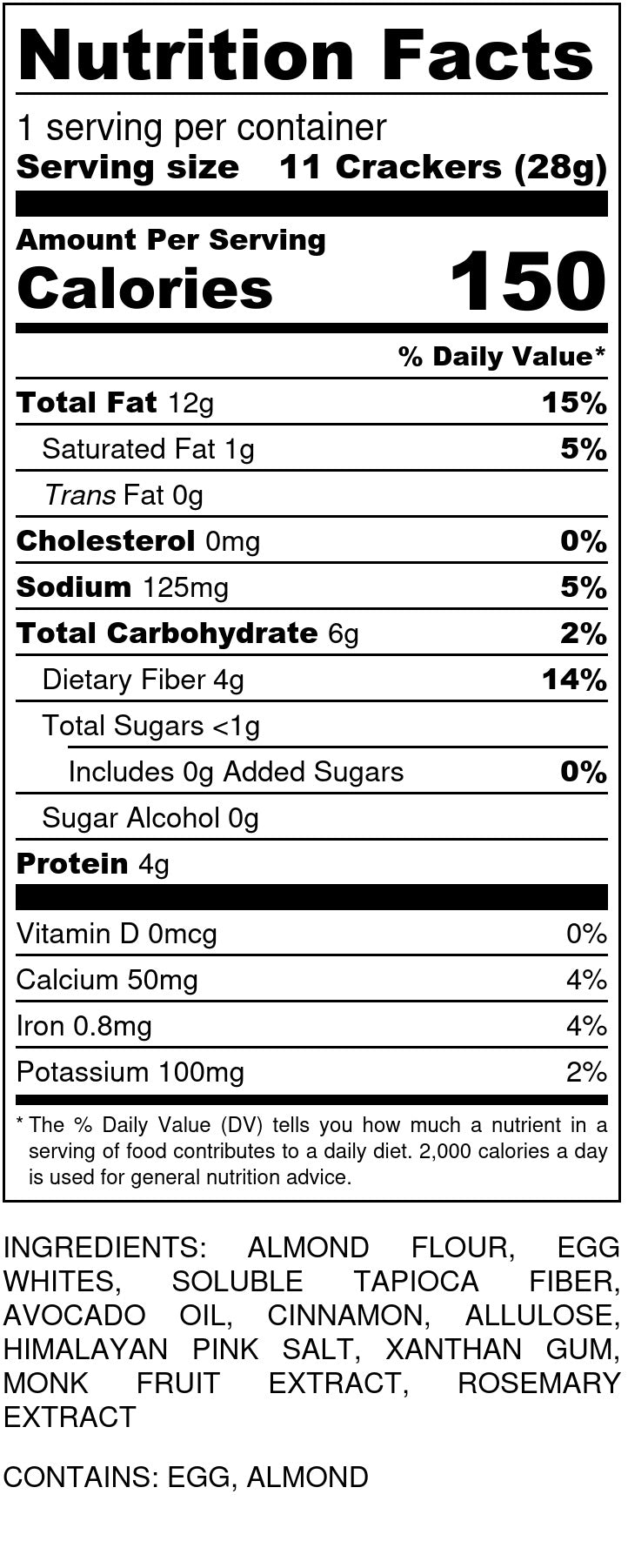 Almond Flour Crackers by Real Phat Foods - Variety Pack - High-quality Crackers by Real Phat Foods at BariatricPal Store