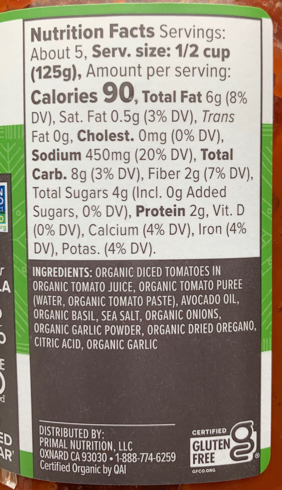 #Flavor_Tomato Basil Marinara, 24 oz