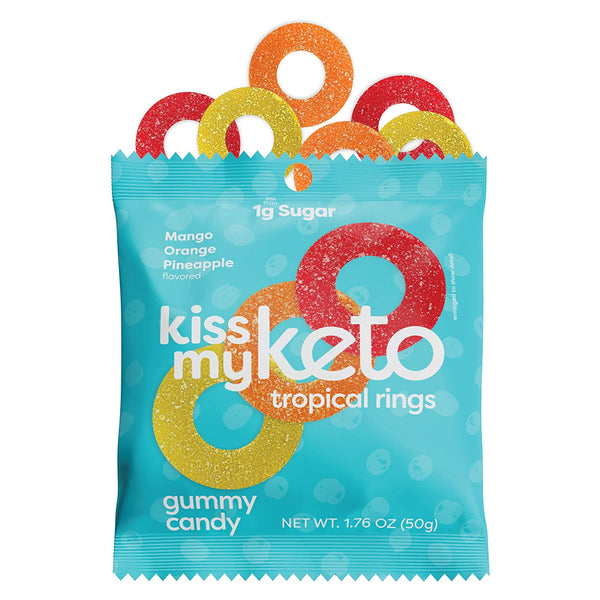 Gummy Candy by Kiss My Keto - Tropical Rings - High-quality Candies by Kiss My Keto at 