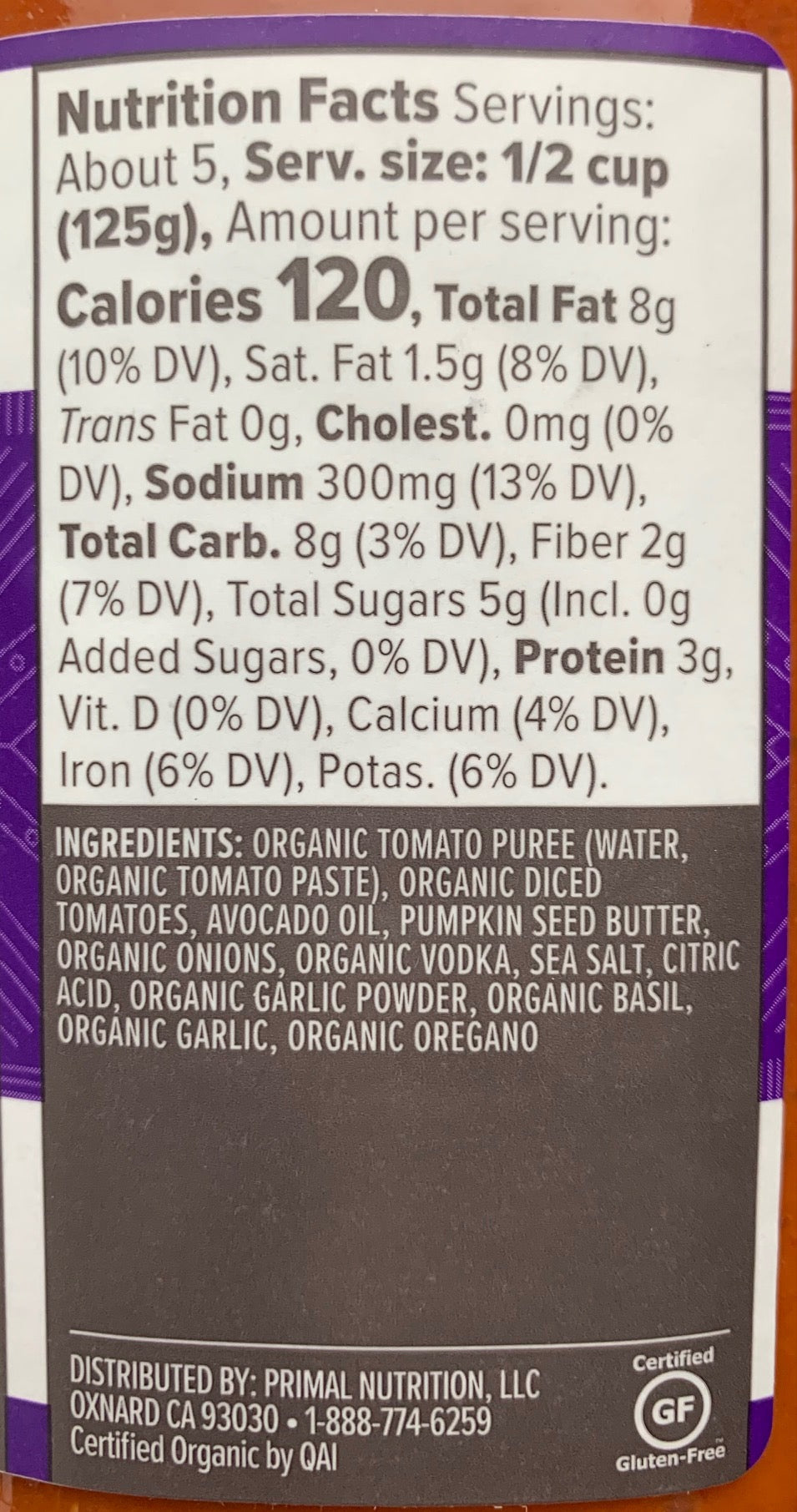 #Flavor_No-Dairy Vodka Sauce, 23.5 oz