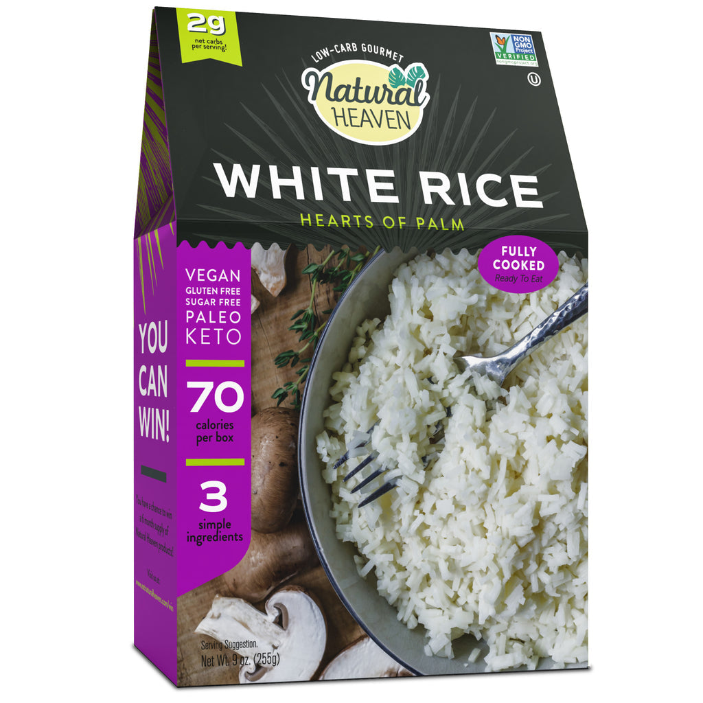 White Rice Hearts of Palm by Natural Heaven - High-quality Rice Substitute by Natural Heaven at BariatricPal Store