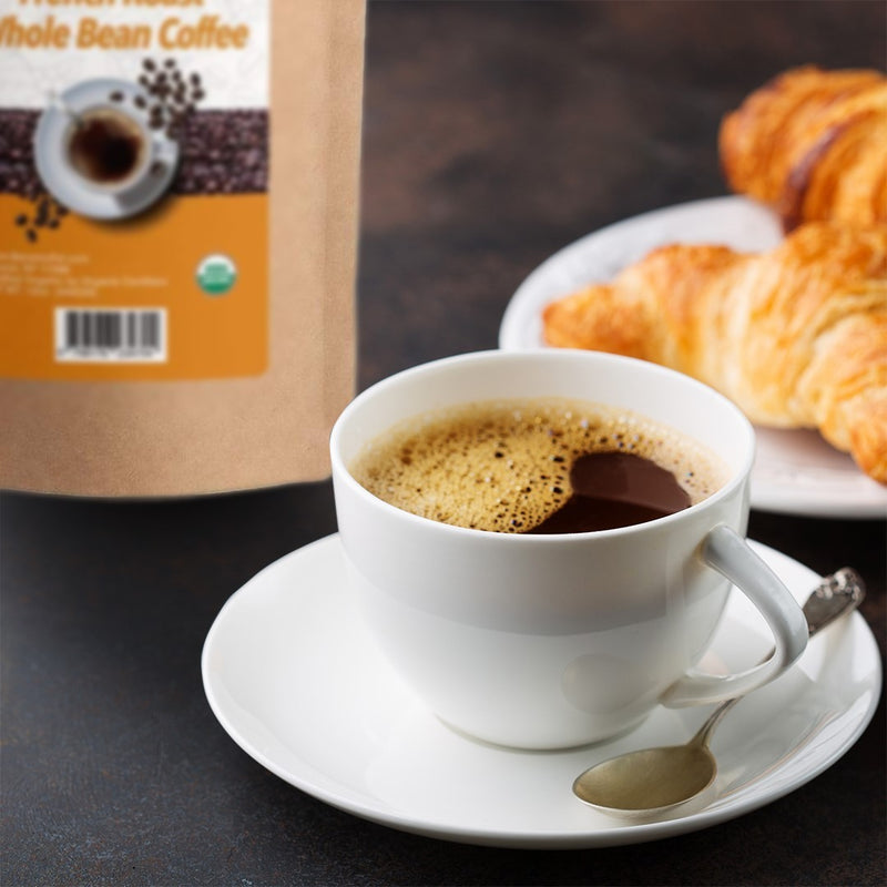 Alex's Low Acid Organic Coffee™ - French Roast Whole Bean (12oz) - High-quality Coffee by Alex's Low Acid Coffee at 