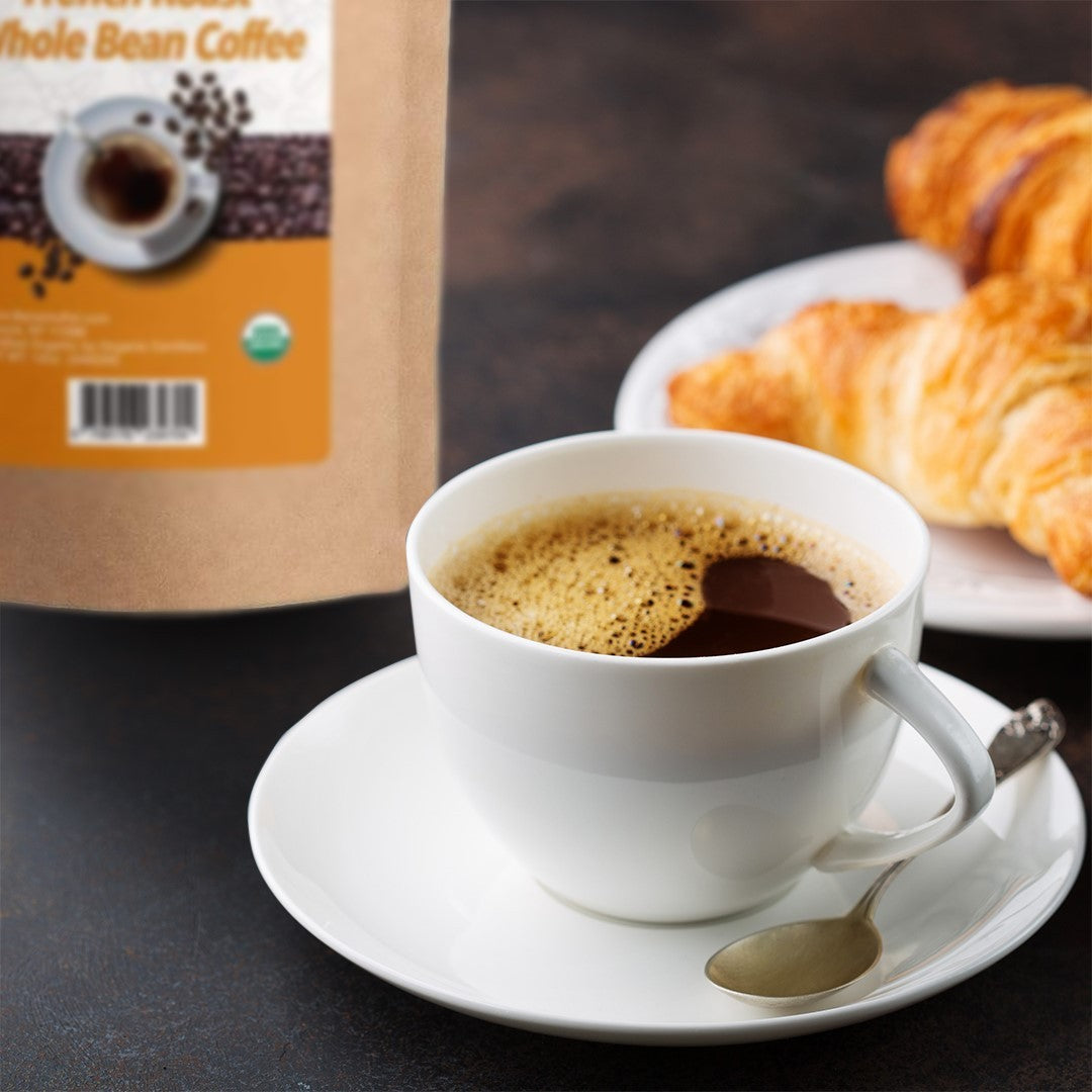 Alex's Low Acid Organic Coffee™ - French Roast Whole Bean (5lbs) - High-quality Coffee by Alex's Low Acid Coffee at BariatricPal Store