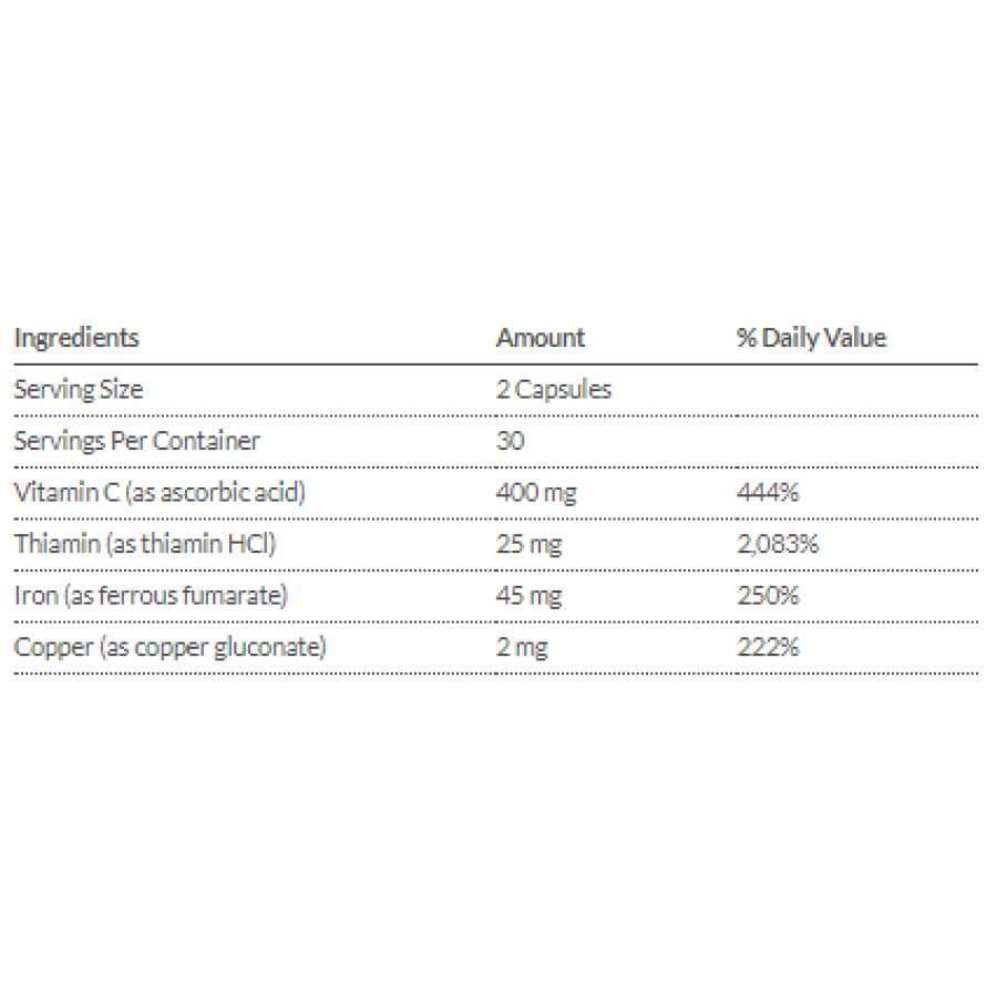 Bariatric Advantage Iron Capsules (45mg) - High-quality Iron by Bariatric Advantage at BariatricPal Store