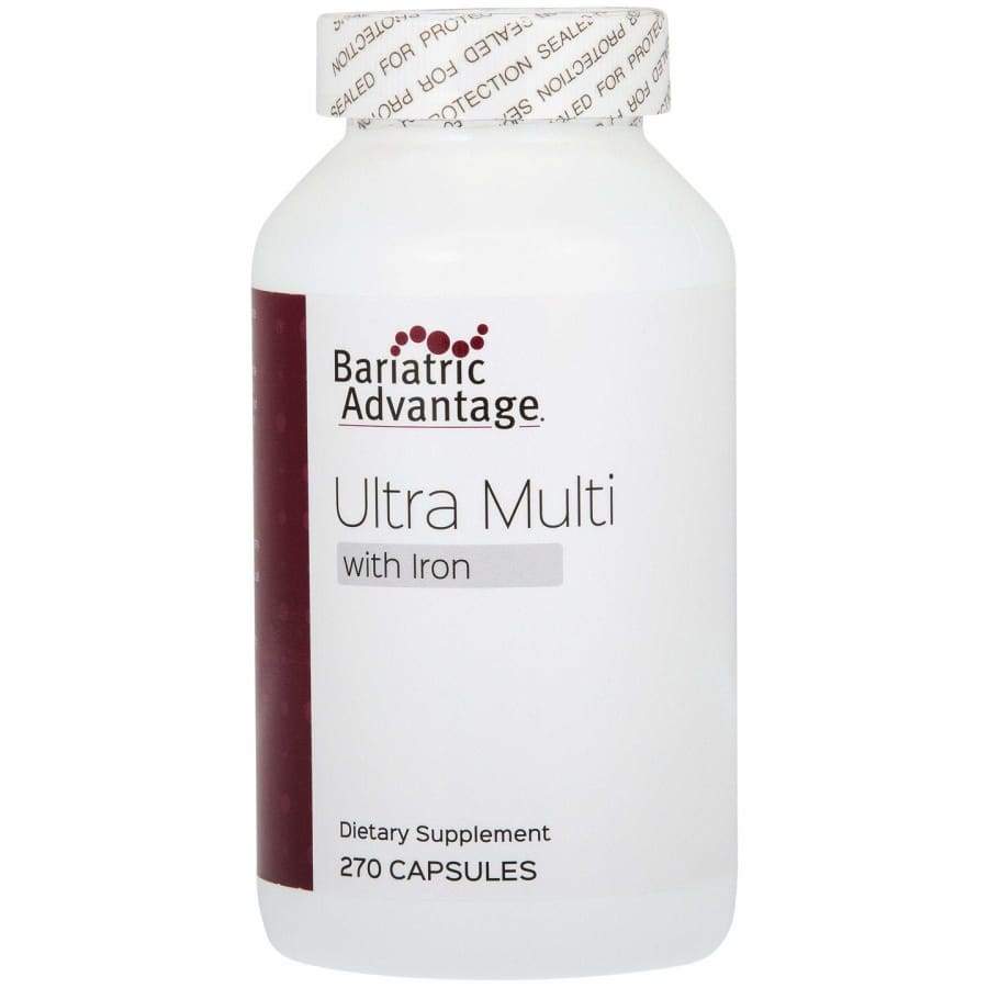 Bariatric Advantage Ultra Multivitamin Formula Capsules - With Iron (45 mg) - High-quality Multivitamins by Bariatric Advantage at BariatricPal Store