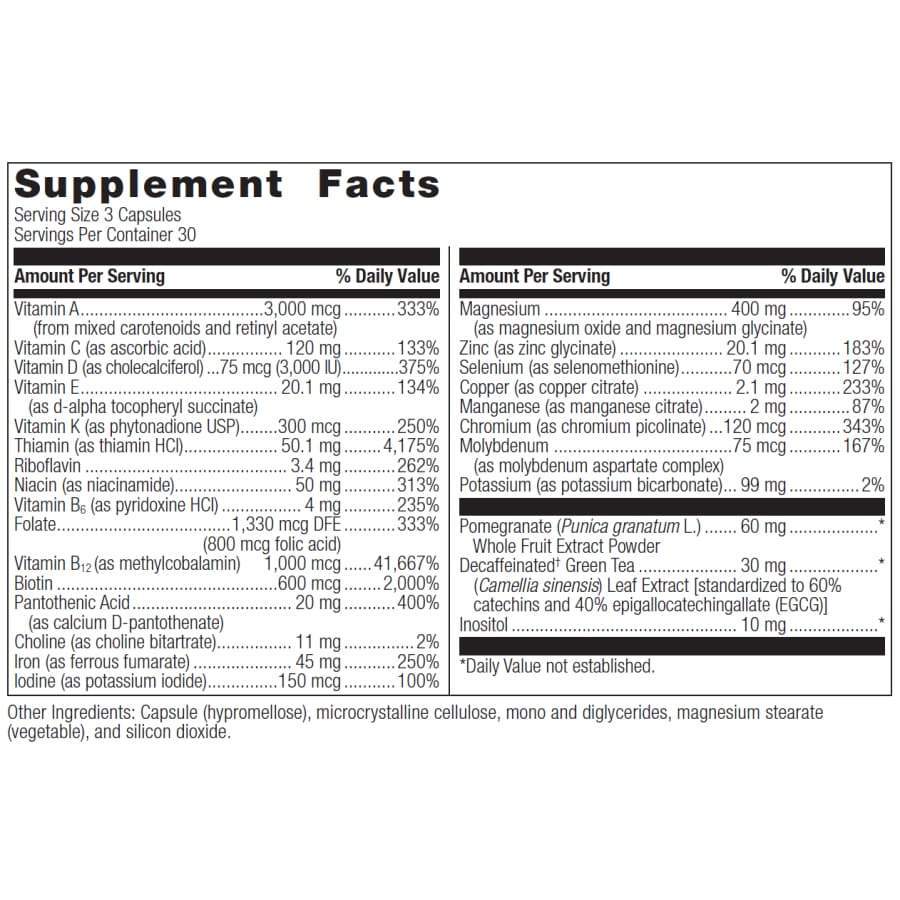 Bariatric Advantage Ultra Multivitamin Formula Capsules - With Iron (45 mg) - High-quality Multivitamins by Bariatric Advantage at BariatricPal Store