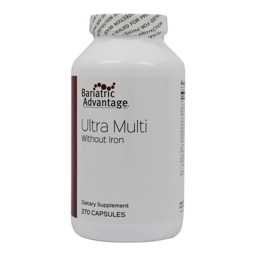 Bariatric Advantage Ultra Multivitamin Formula Capsules - Iron Free - High-quality Multivitamins by Bariatric Advantage at BariatricPal Store