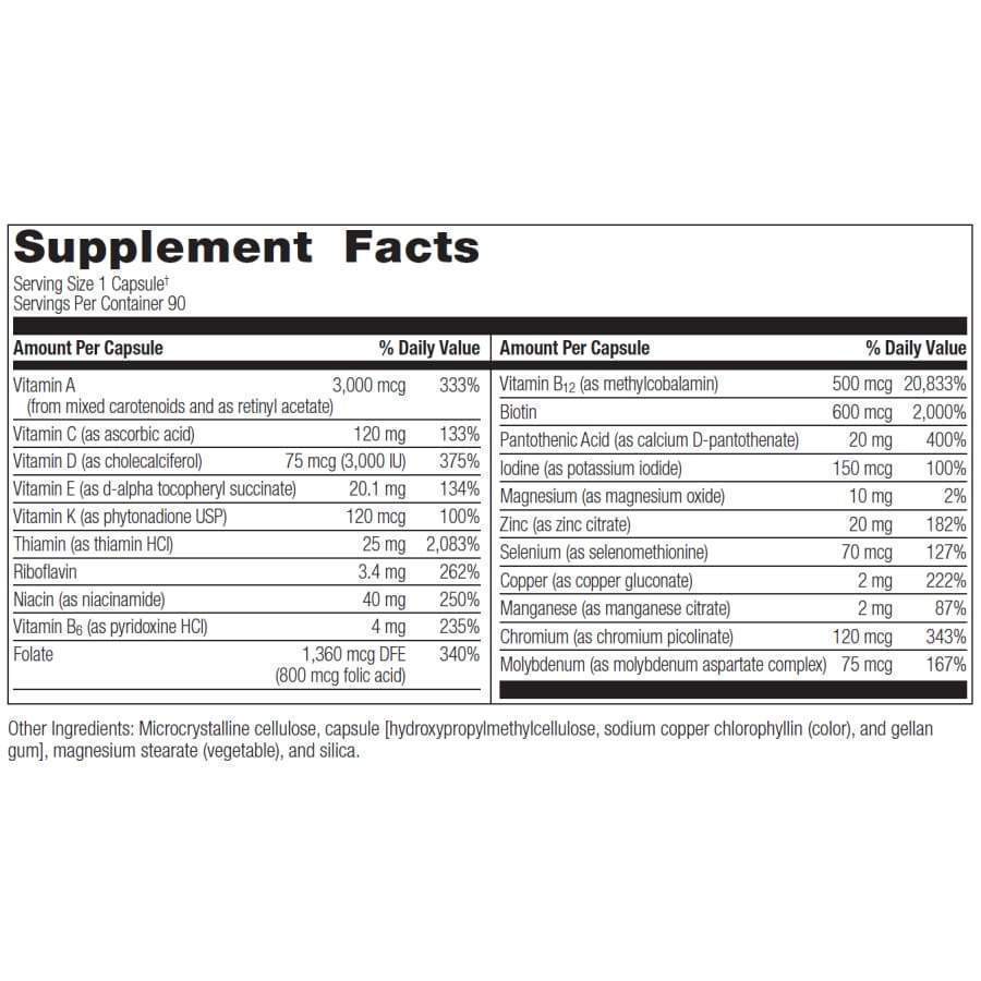 Bariatric Advantage Ultra Solo "One Per Day" Multivitamin without Iron - High-quality Multivitamins by Bariatric Advantage at BariatricPal Store