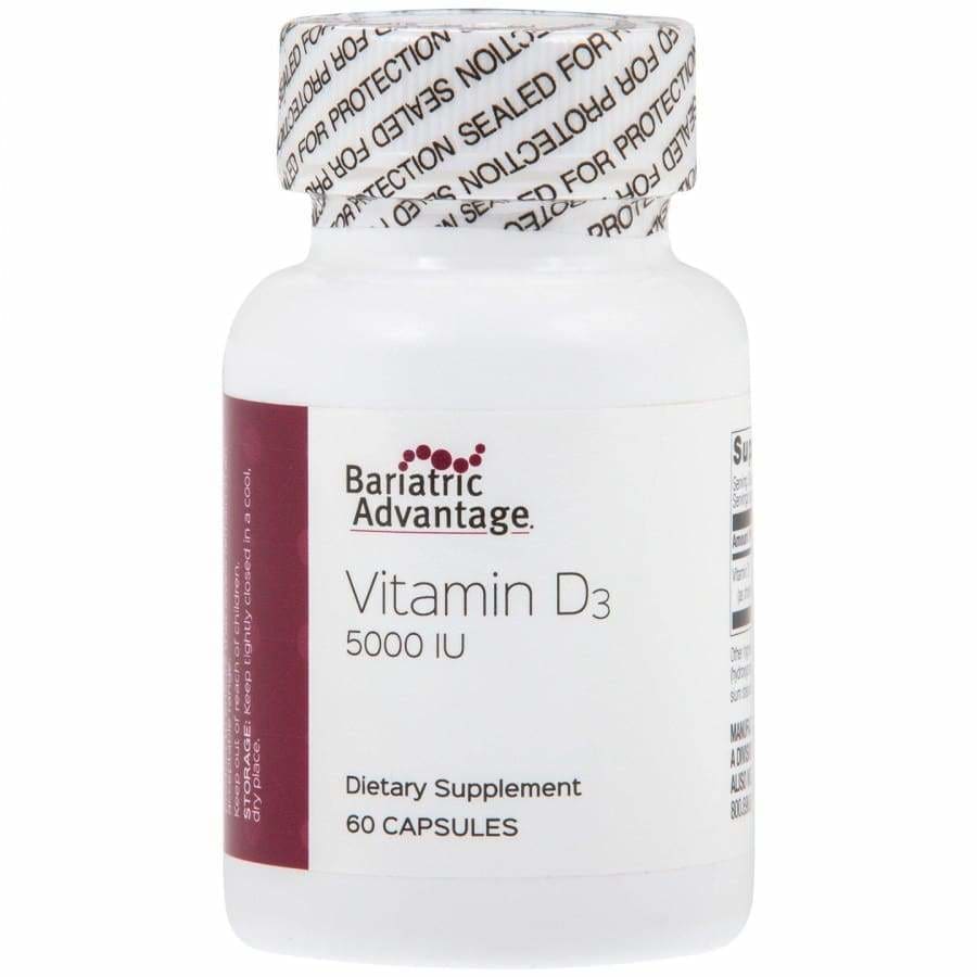 Bariatric Advantage Vitamin D3 Easy-digest Mini Capsules (5,000 IU) - High-quality Vitamin D by Bariatric Advantage at BariatricPal Store