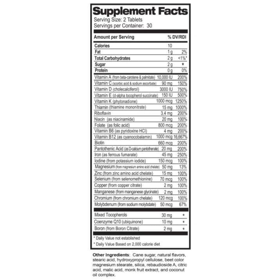 Bariatric Complete All-in-One Chewable Multivitamin 60ct - High-quality Multivitamins by Bariatric Complete at BariatricPal Store