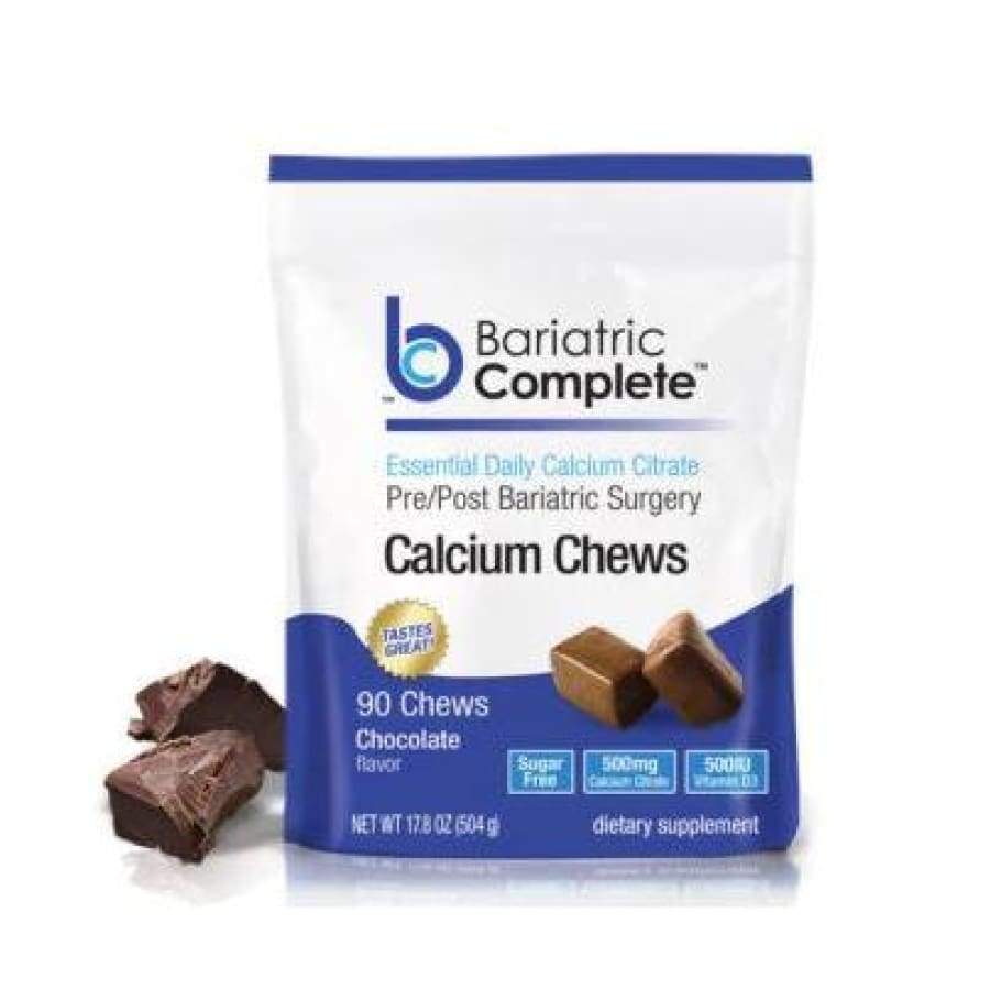 Bariatric Complete Calcium Citrate Chewable 500mg - Chocolate - High-quality Calcium by Bariatric Complete at BariatricPal Store