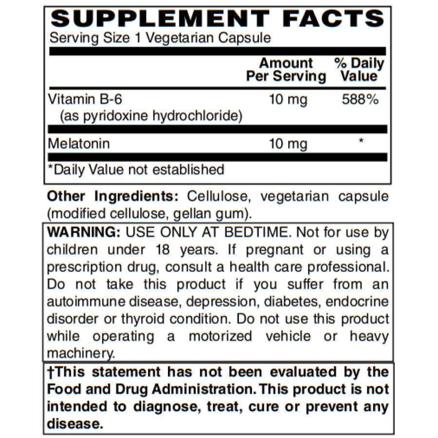 Melatonin Delayed-Release 10mg Capsules (60ct) - Supports Sleep! by BariatricPal - High-quality Melatonin by BariatricPal at BariatricPal Store