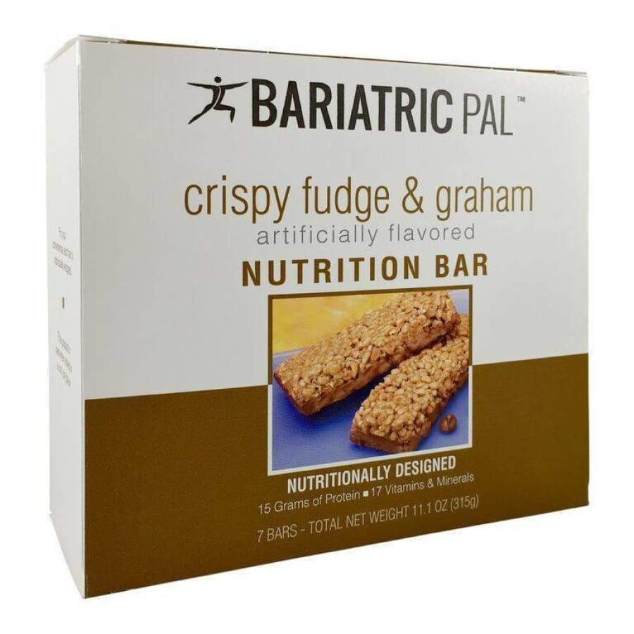 BariatricPal 15g Protein Bars - Crispy Fudge and Graham - High-quality Protein Bars by BariatricPal at BariatricPal Store