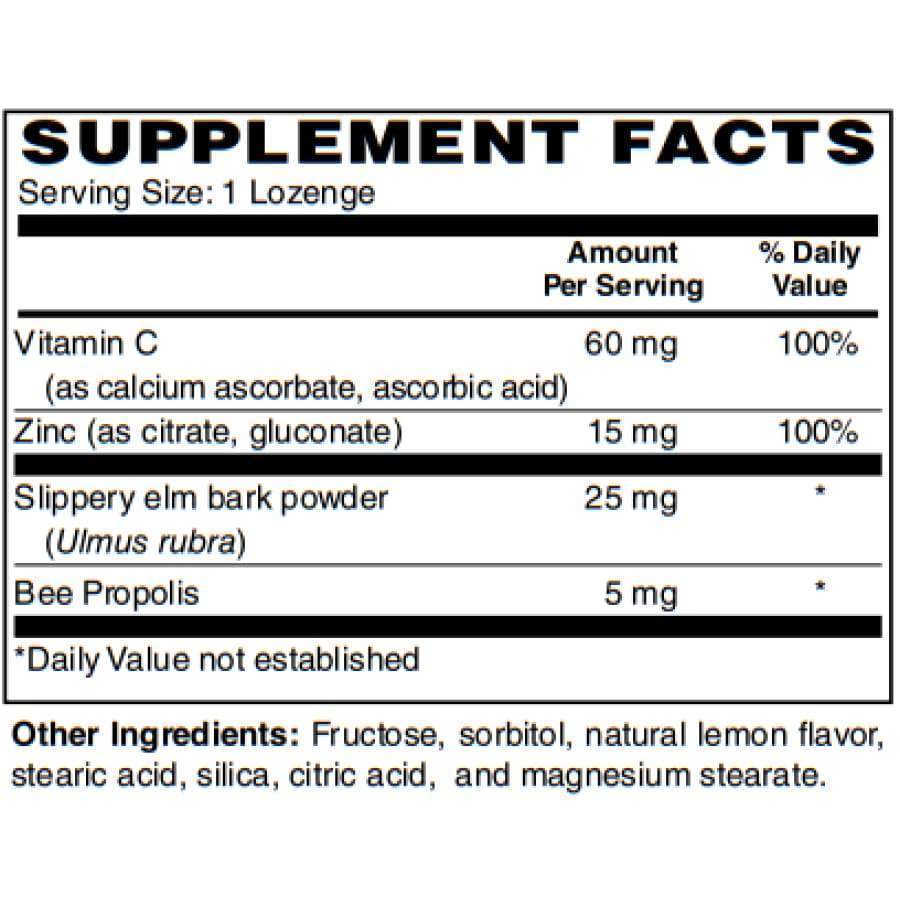 Zinc 15mg + Vitamin C - Lemon Flavored Lozenges (60 count) by BariatricPal - High-quality Zinc by BariatricPal at 
