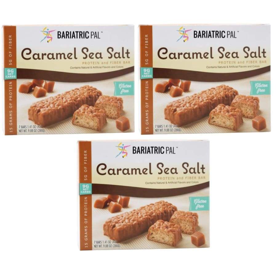BariatricPal Divine 15g Protein & Fiber Bars - Caramel Sea Salt - High-quality Protein Bars by BariatricPal at BariatricPal Store