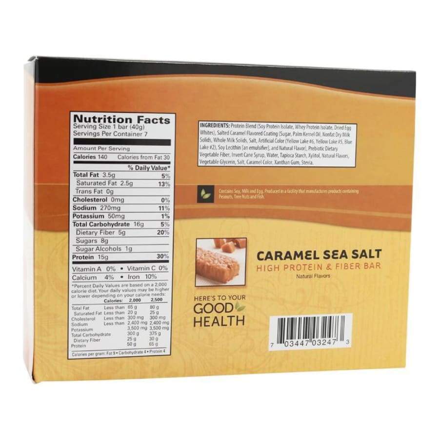 BariatricPal Divine 15g Protein & Fiber Bars - Caramel Sea Salt - High-quality Protein Bars by BariatricPal at BariatricPal Store