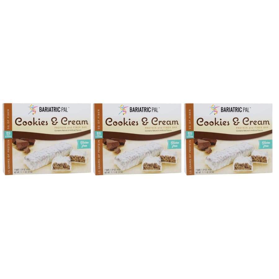 BariatricPal Divine 15g Protein & Fiber Bars - Cookies & Cream - High-quality Protein Bars by BariatricPal at BariatricPal Store